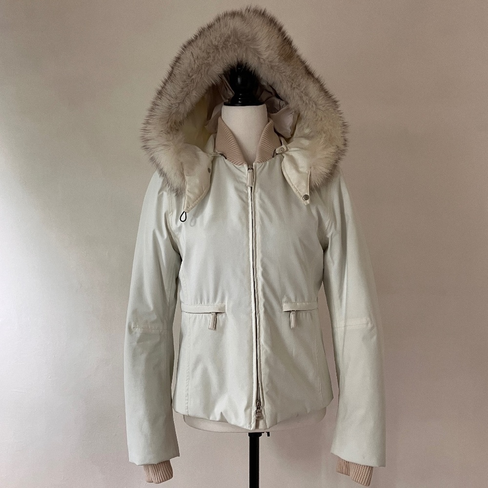 PRADA GORE-TEX FOX FUR SKI JACKET